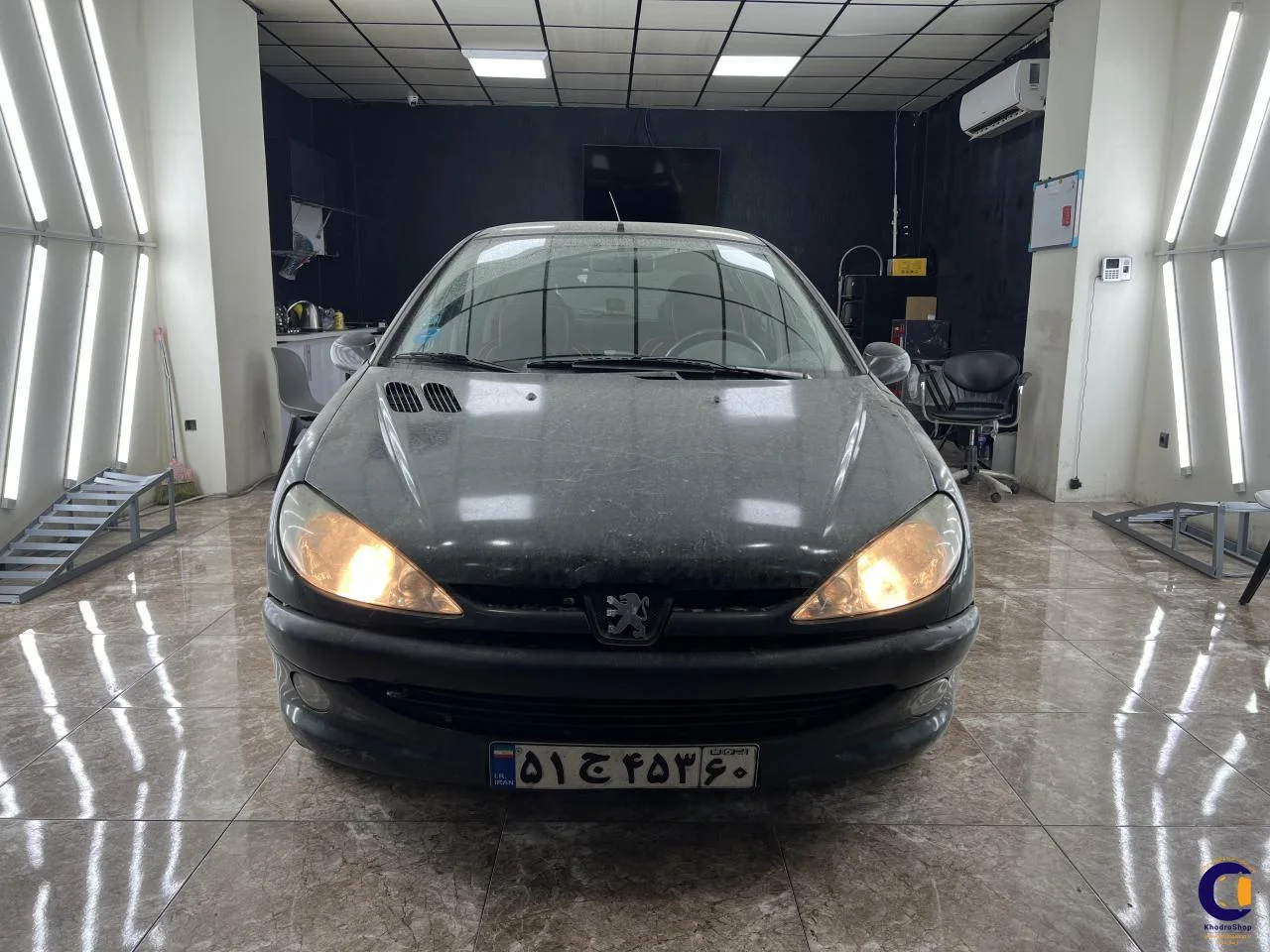 خرید 206 تیپ 2 2003-1382 مدل 2009-1388 رنگ یشمی نقدی و اقساطی در خودروشاپ