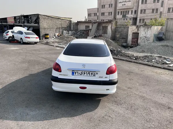 نمای 4 از خرید پژو، 206، تیپ 5، مدل 1397 مدل 1397 رنگ سفید / داخل مشکی نقدی و اقساطی در خودروشاپ