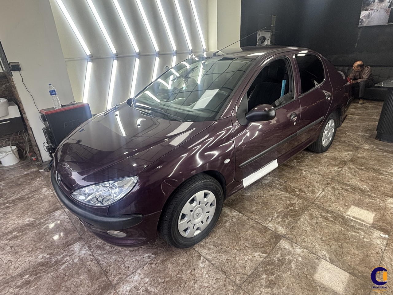 نمای 2 از خرید پژو 206 SD V8 مدل 2015-1394 مدل 2015-1394 رنگ بادمجانی نقدی و اقساطی در خودروشاپ