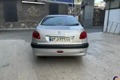 بندانگشتی نمای 4 از خرید پژو 206 SD V8 مدل 2007-1386 مدل 2007-1386 رنگ نقره ای نقدی و اقساطی در خودروشاپ