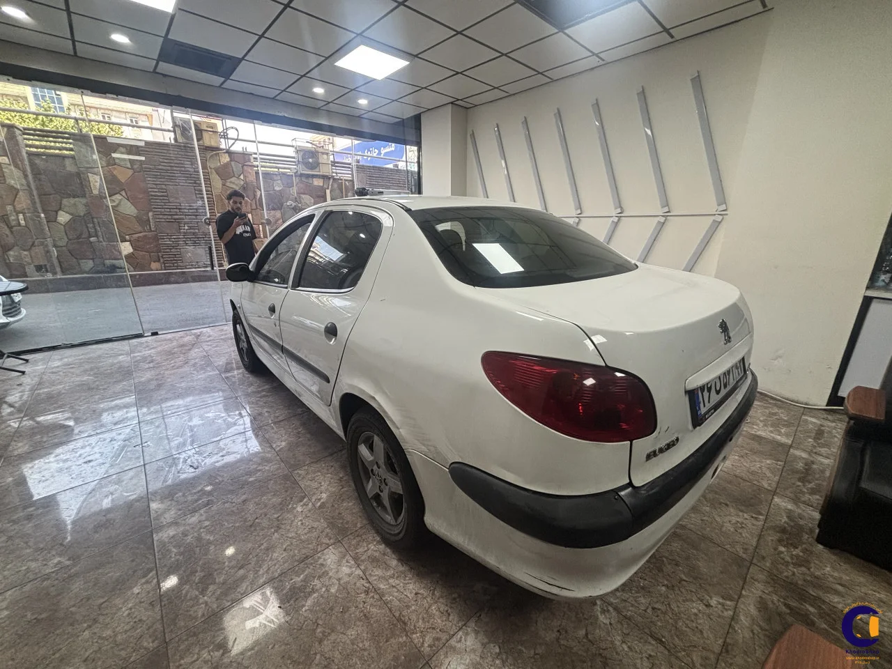 نمای 4 از خرید پژو 206 SD V8 مدل 2009-1388 مدل 2009-1388 رنگ سفید نقدی و اقساطی در خودروشاپ
