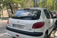 بندانگشتی نمای 3 از خرید پژو 206 تیپ ۲ مدل 2017-1396 مدل 2017-1396 رنگ سفید نقدی و اقساطی در خودروشاپ